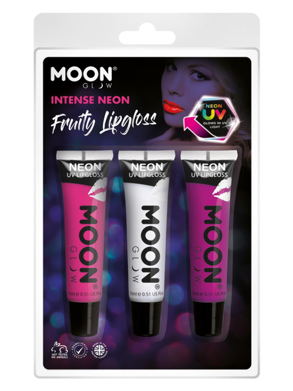 Moon Glow Intense Neon UV Fruity Lipgloss,