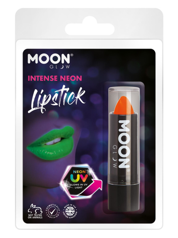 Moon Glow Intense Neon UV Lipstick, Orange