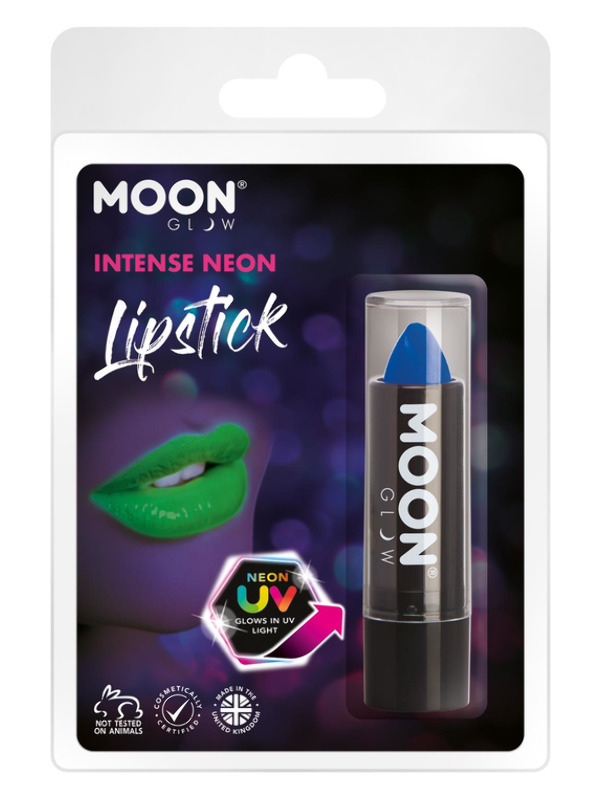 Moon Glow Intense Neon UV Lipstick, Blue