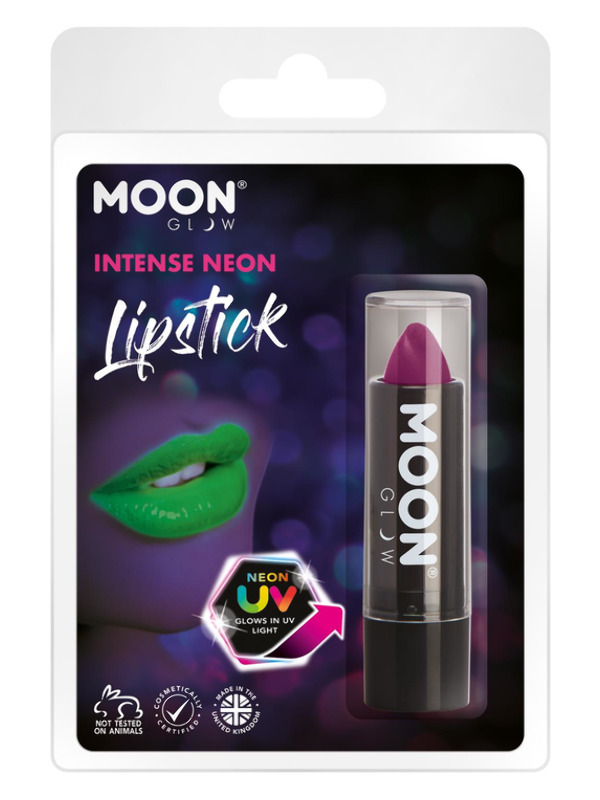 Moon Glow Intense Neon UV Lipstick, Purple