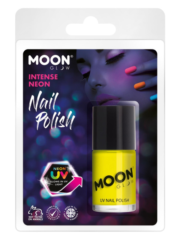 Moon Glow Intense Neon UV Nail Polish, Neon Yellow