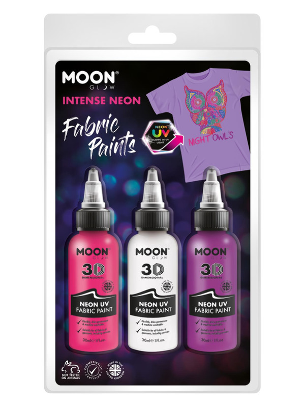Moon Glow - Neon UV Intense Fabric Paint,