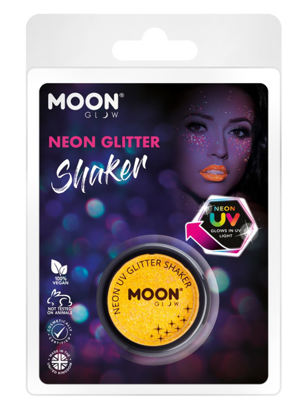 Moon Glow - Neon UV Glitter Shaker, Golden