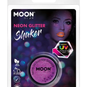 Moon Glow - Neon UV Glitter Shaker, Purple