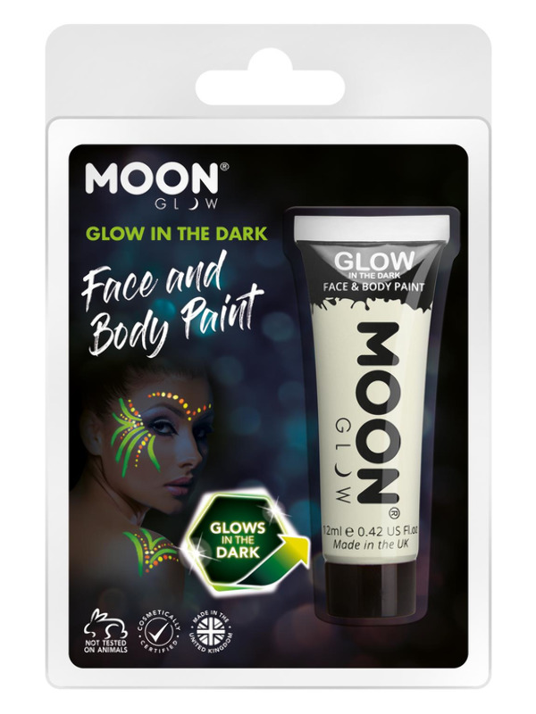 Moon Glow - Glow in the Dark Face Paint, Clear