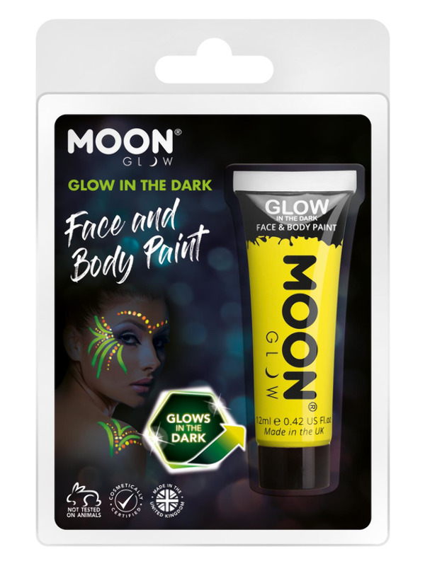 Moon Glow - Glow in the Dark Face Paint, Yellow