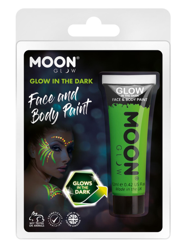 Moon Glow - Glow in the Dark Face Paint, Green