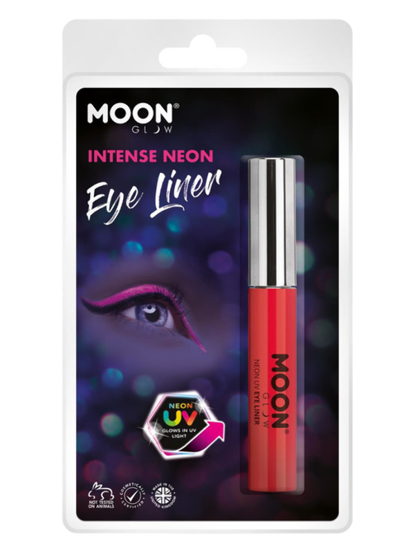 Moon Glow Intense Neon UV Eye Liner, Red