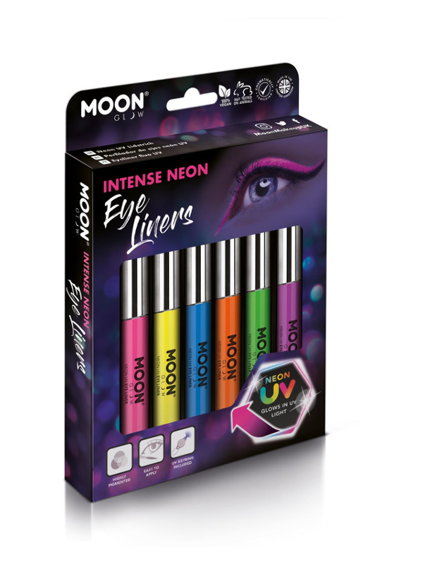 Moon Glow Intense Neon UV Eye Liner, Assorted