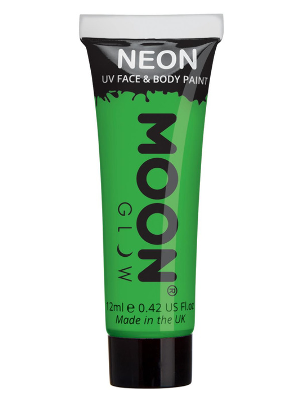 Moon Glow Intense Neon UV Face Paint, Green