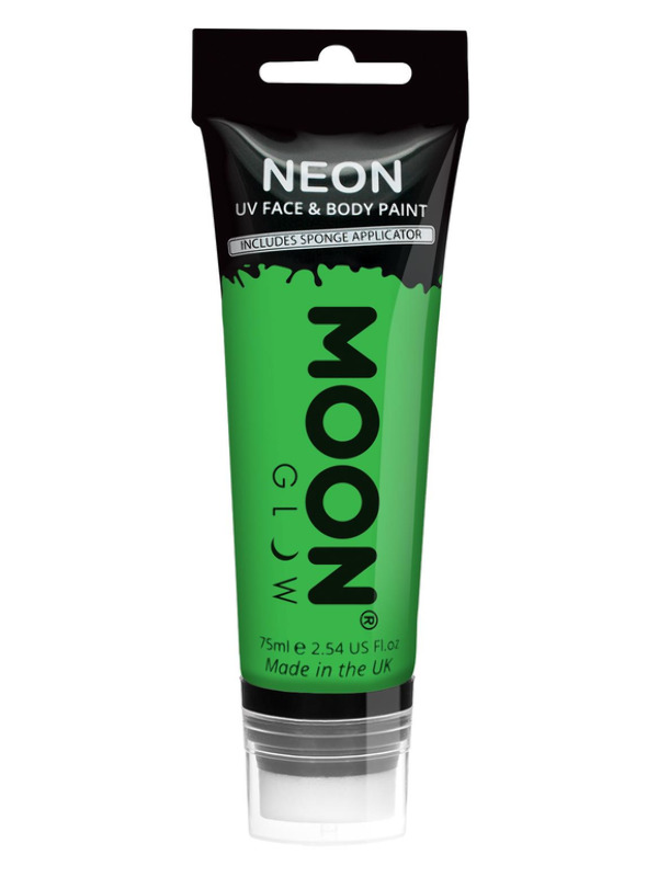 Moon Glow Supersize Intense Neon UV Face Paint, Gr