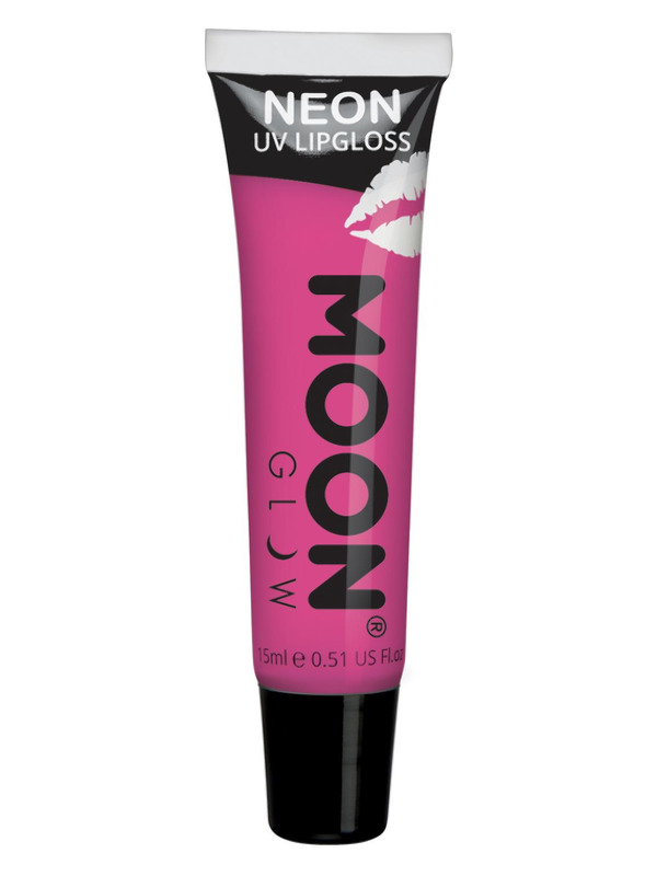 Moon Glow Intense Neon UV Fruity Lipgloss, Pink