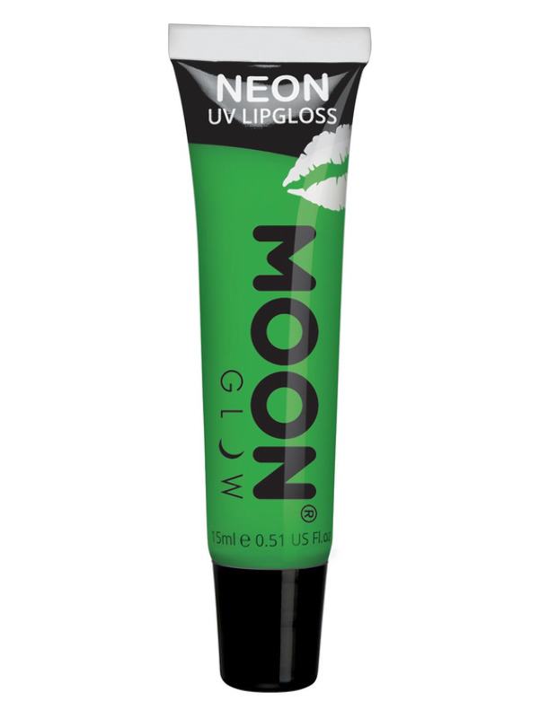 Moon Glow Intense Neon UV Fruity Lipgloss, Green