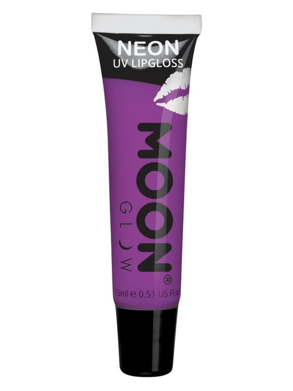 Moon Glow Intense Neon UV Fruity Lipgloss, Purple