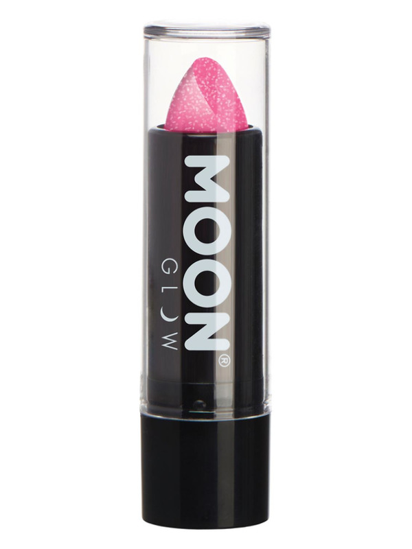 Moon Glow - Neon UV Glitter Lipstick, Pink