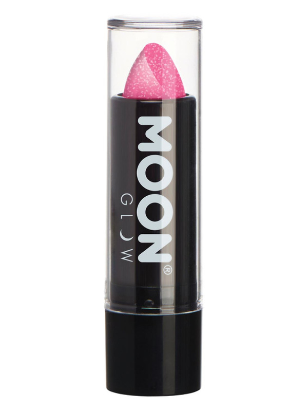 Moon Glow - Neon UV Glitter Lipstick, Pink