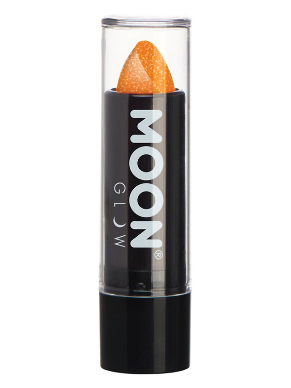Moon Glow - Neon UV Glitter Lipstick, Orange