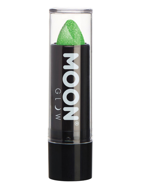 Moon Glow - Neon UV Glitter Lipstick, Green