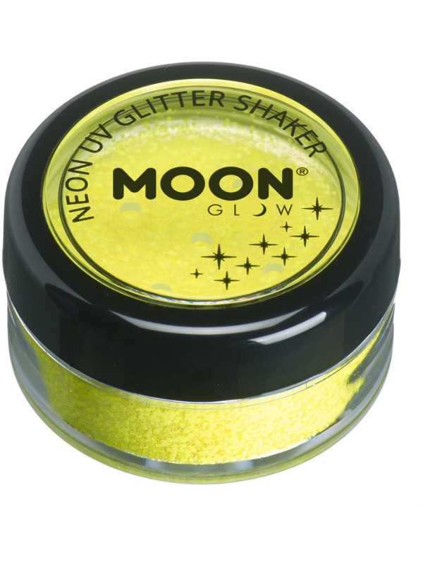 Moon Glow - Neon UV Glitter Shaker, Yellow