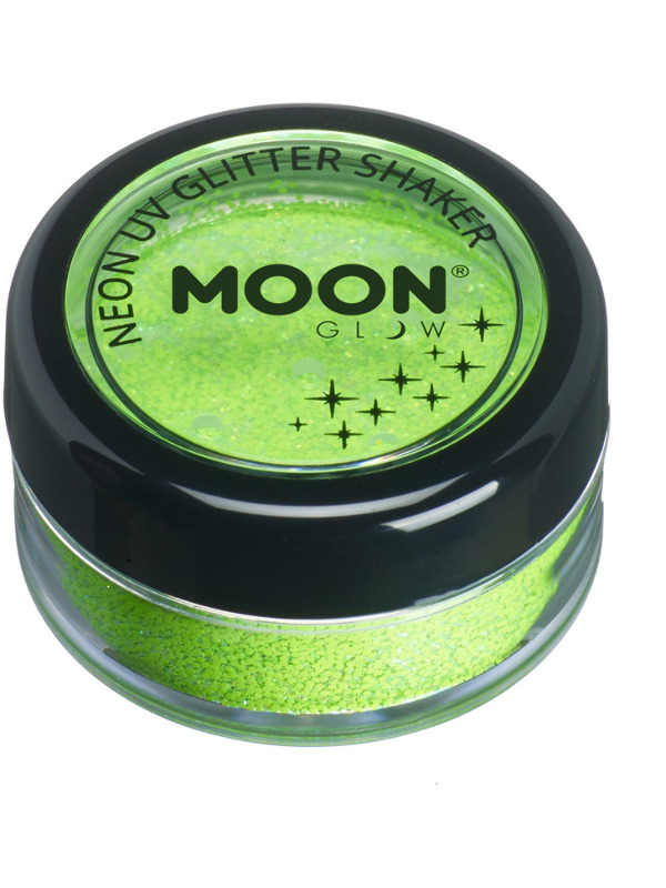 Moon Glow - Neon UV Glitter Shaker, Green