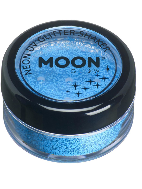 Moon Glow - Neon UV Glitter Shaker, Blue