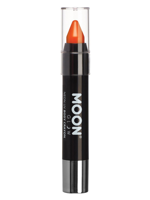 Moon Glow Intense Neon UV Body Crayons, Orange