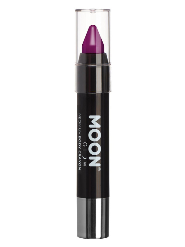 Moon Glow Intense Neon UV Body Crayons, Purple