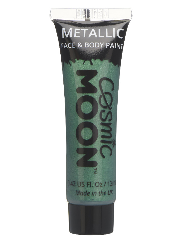 Cosmic Moon Metallic Face & Body paint, Green