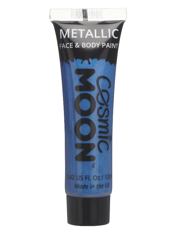 Cosmic Moon Metallic Face & Body Paint, Blue