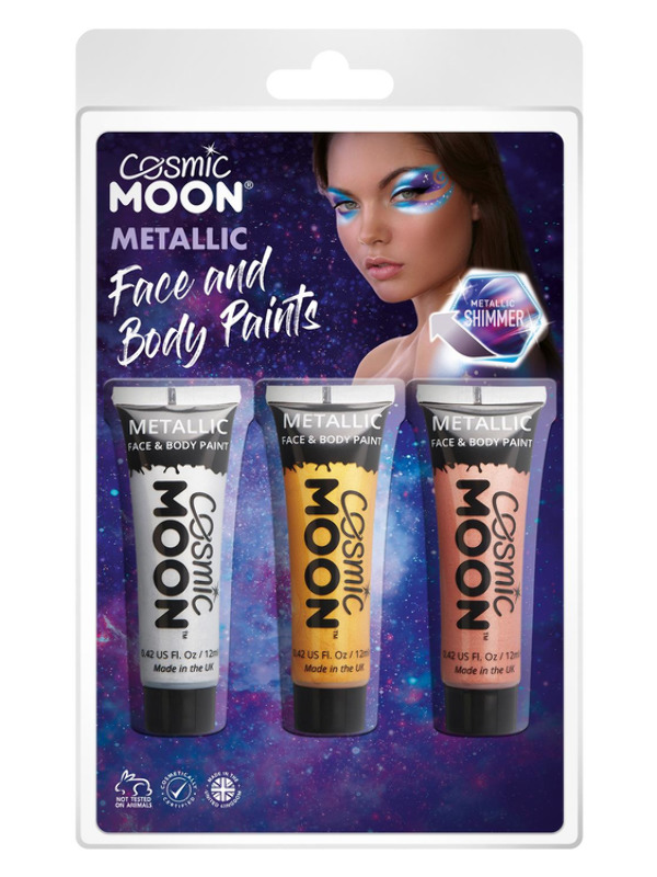 Cosmic Moon Metallic Face & Body Paint,