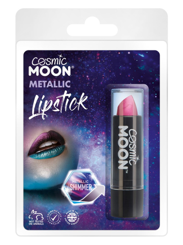 Cosmic Moon Metallic Lipstick, Pink