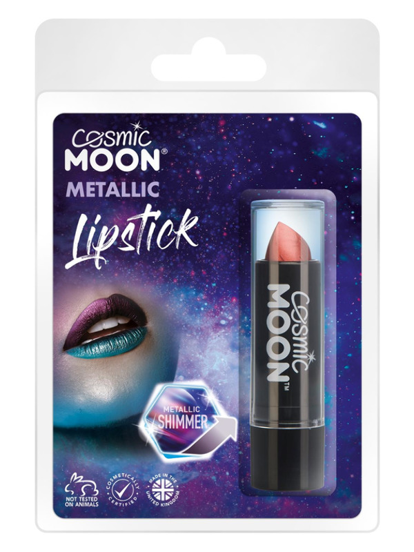 Cosmic Moon Metallic Lipstick, Red
