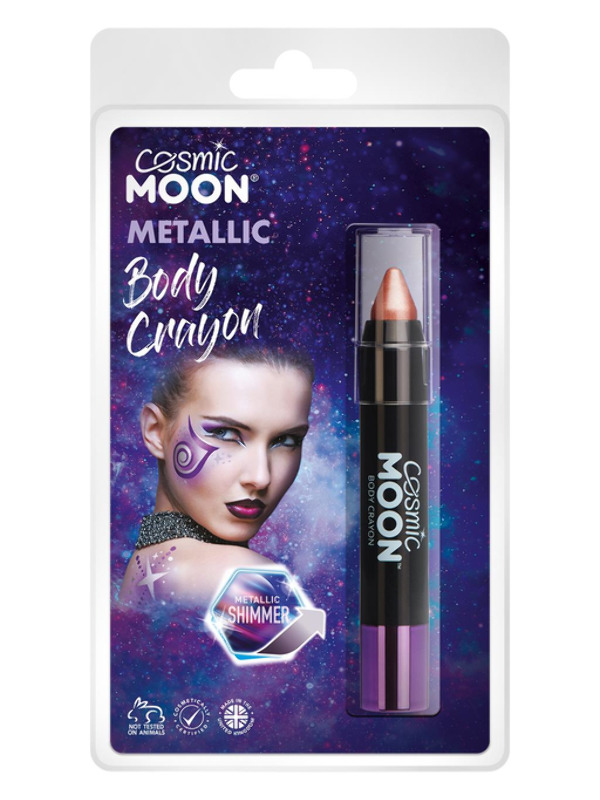 Cosmic Moon Metallic Body Crayons, Rose Gold