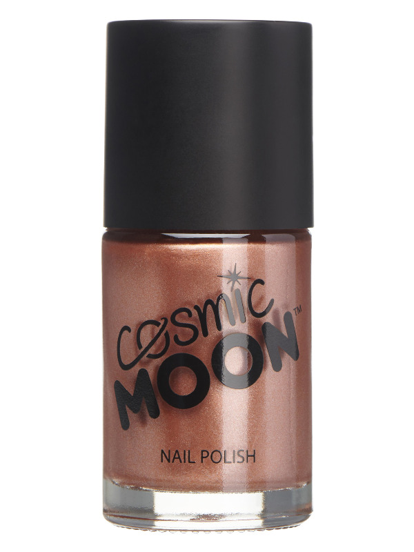 Cosmic Moon Metallic Nail Polish, Rose Gold