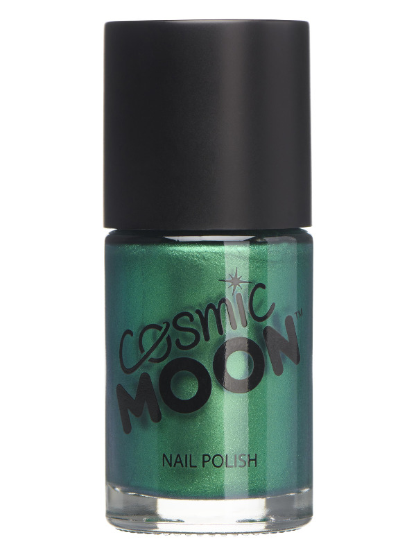 Cosmic Moon Metallic Nail Polish, Green