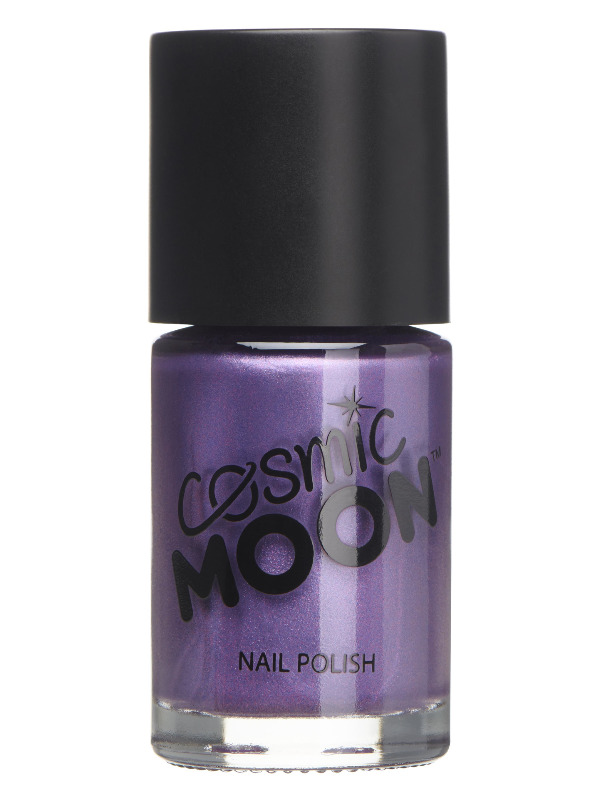 Cosmic Moon Metallic Nail Polish, Purple