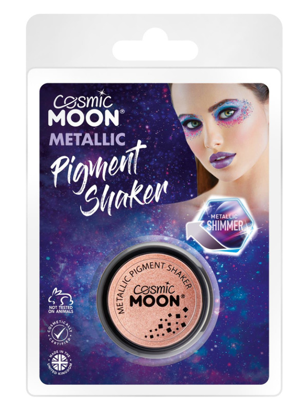 Cosmic Moon Metallic Pigment Shaker, Rose Gold