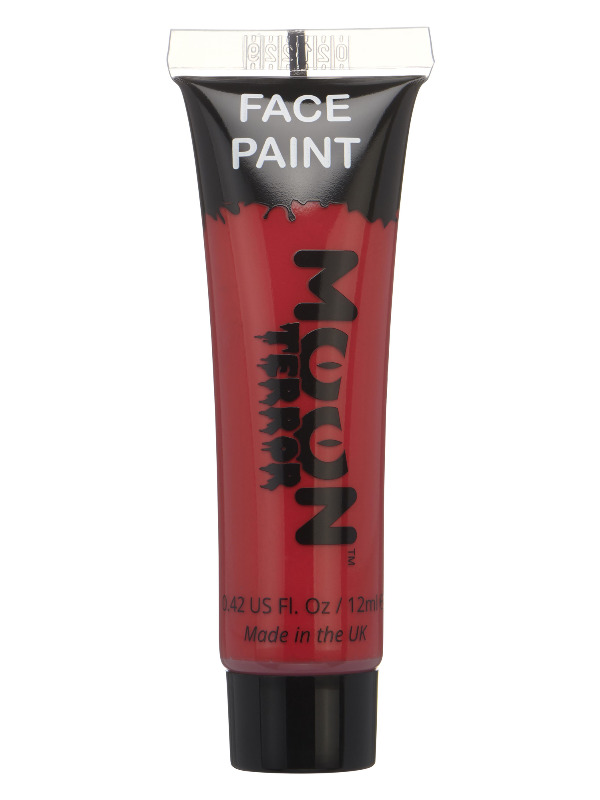 Moon Terror Halloween Face & Body Paint, Red