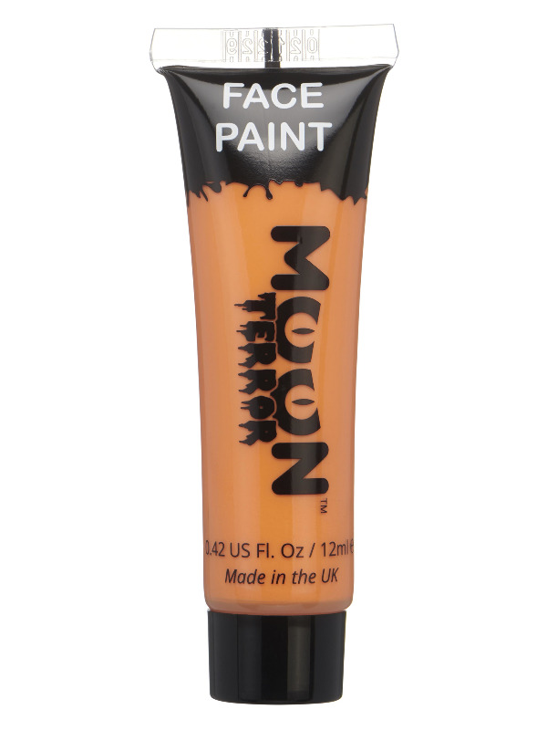 Moon Terror Halloween Face & Body Paint, Orange