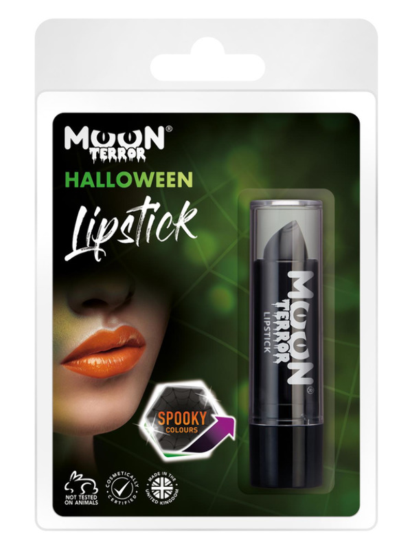 Moon Terror Halloween Lipstick, Black